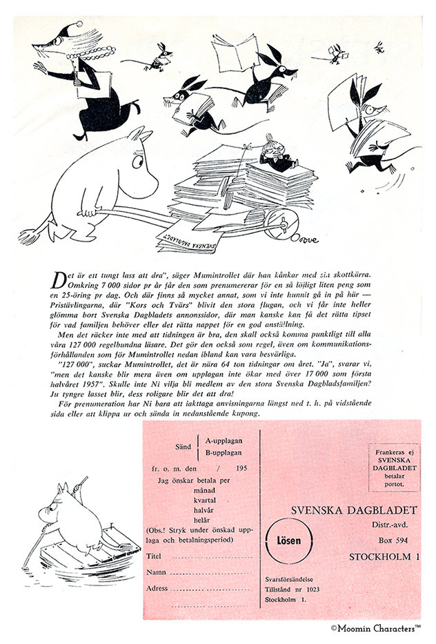 Svenska Dagbladet 3 - Moomin